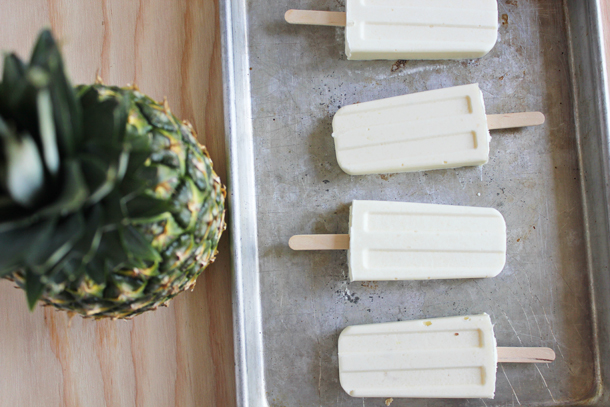 Pineapple Whip Popsicles (via www.laurahager.blogspot.com)