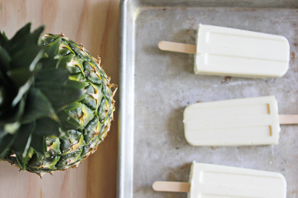 Pineapple Whip Popsicles (via www.laurahager.blogspot.com)