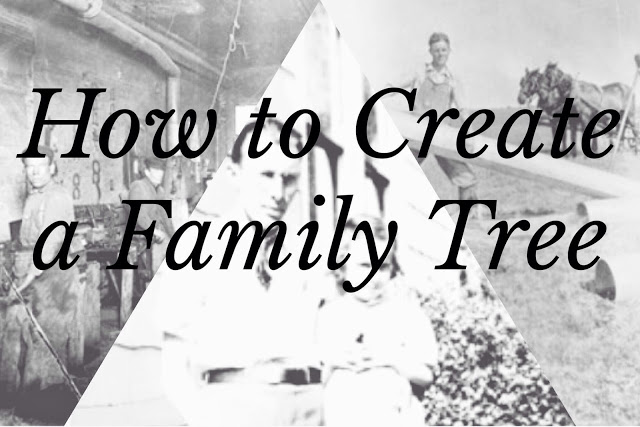 How to Create a Family Tree | tips from laurahager.blogspot.com