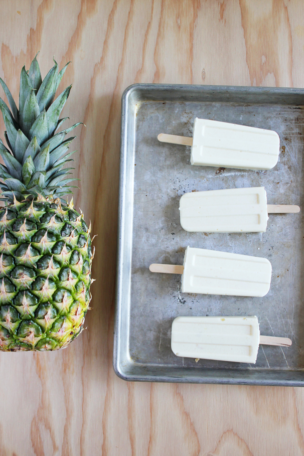 Pineapple Whip Popsicles (via www.laurahager.blogspot.com)